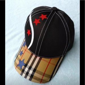 Authentic Burberry Korean pop star baseball cap